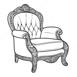 Chair Coloring Pages