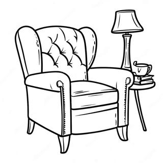 Cozy Armchair Coloring Page 25352-20362