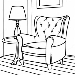 Cozy Armchair Coloring Page 25352-20364