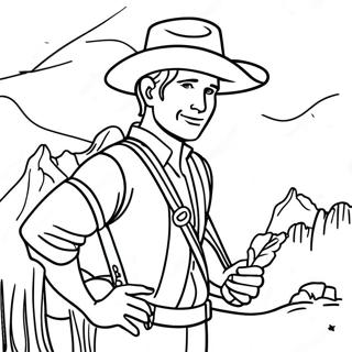 Pioneer Coloring Pages