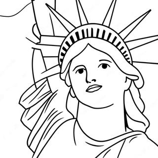 Statue Of Liberty Coloring Pages