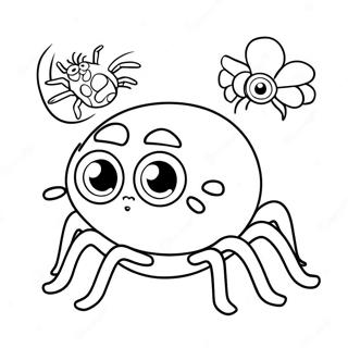 Cute Lucas The Spider Coloring Page 25402-20401