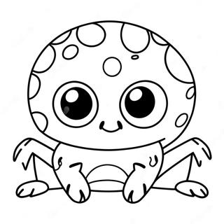 Cute Lucas The Spider Coloring Page 25402-20402