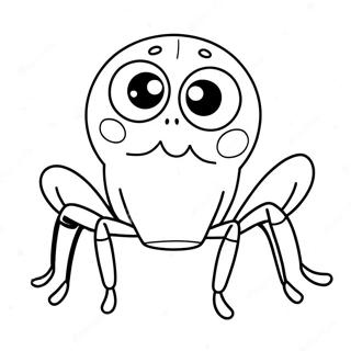 Cute Lucas The Spider Coloring Page 25402-20403