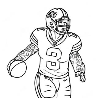 Odell Beckham Jr Coloring Pages