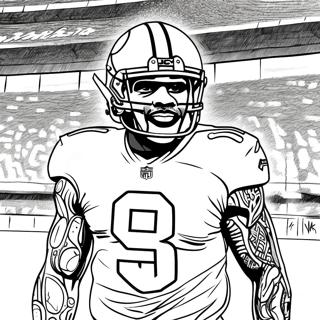 Odell Beckham Jr Coloring Page 25481-20463