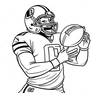 Odell Beckham Jr Catching A Football Coloring Page 25482-20473