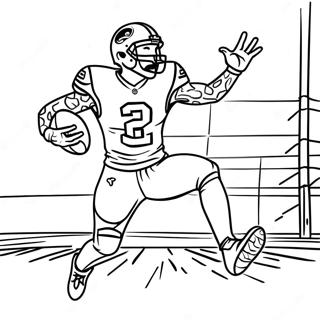 Odell Beckham Jr Catching A Football Coloring Page 25482-20476