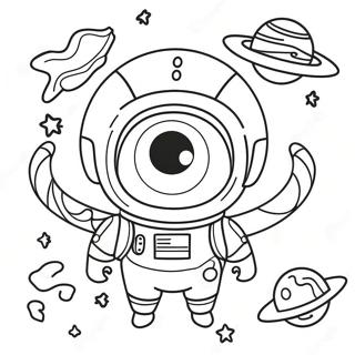 Universal Space Adventure Coloring Page 25492-20470