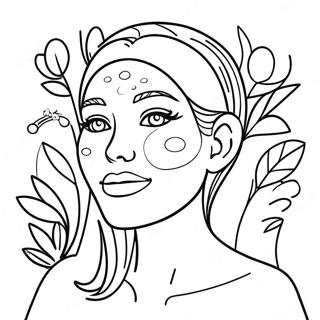 Skincare Routine Coloring Page 2551-2083