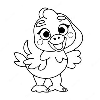 Toy Chica Coloring Page 25521-20499