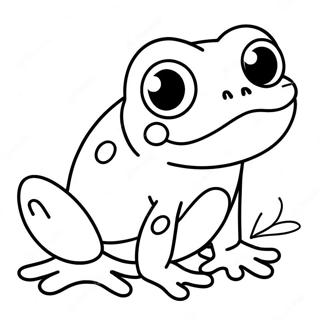 Cute Leap Year Frog Coloring Page 25542-20510