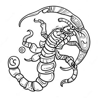 Scorpio Coloring Pages