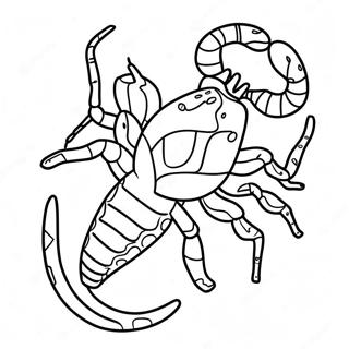 Scorpio Constellation Coloring Page 25562-20528