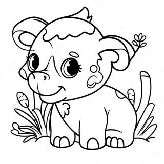 Fun Svg Animal Coloring Page 25572-20537