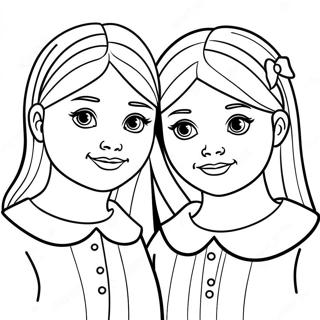 Sisters Coloring Pages