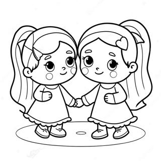 Sisters Coloring Pages