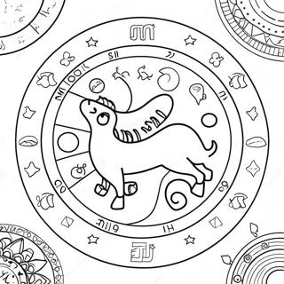 Astrology Coloring Page 25591-20549