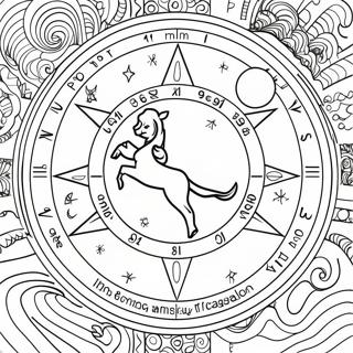 Astrology Coloring Page 25591-20551