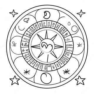 Astrology Coloring Page 25591-20552