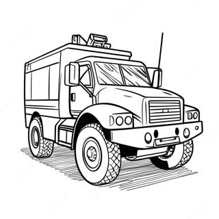 Swat Truck Coloring Pages