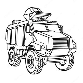 Armored Swat Truck Coloring Page 25602-20561