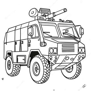 Armored Swat Truck Coloring Page 25602-20564