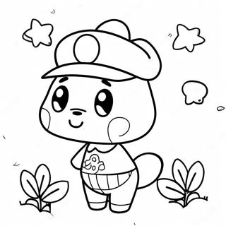 Animal Crossing Character Coloring Page 2561-2087