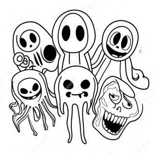 Creepypasta Coloring Pages