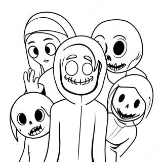 Creepypasta Characters Coloring Page 25651-20600