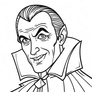 Dracula Coloring Page 25691-20634