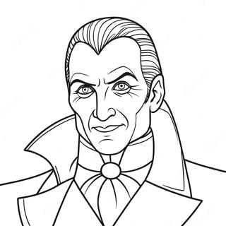 Dracula Coloring Page 25691-20636