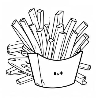 Fries Coloring Pages