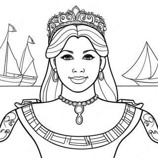 Majestic Princess Coloring Page 25712-20651