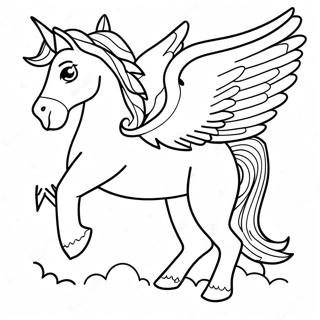 Pegasus Coloring Page 2571-2093