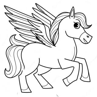 Pegasus Coloring Page 2571-2096