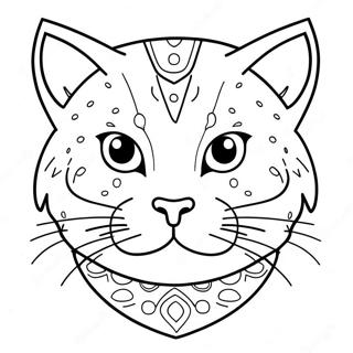 Meowscles Coloring Pages