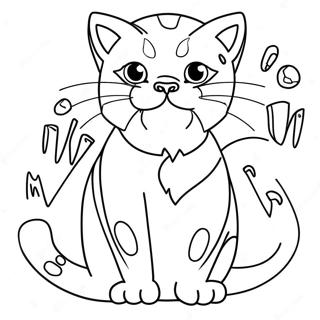 Meowscles Coloring Page 25721-20654