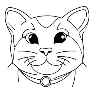 Meowscles Coloring Page 25721-20656