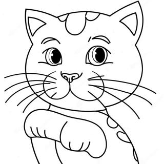 Meowscles In Action Coloring Page 25722-20657