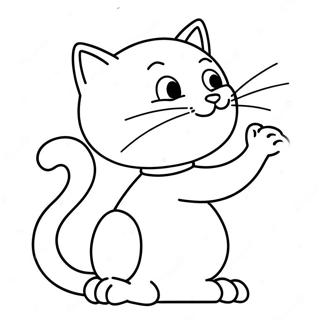 Meowscles In Action Coloring Page 25722-20660