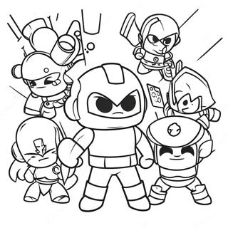 Miniforce Heroes In Action Coloring Page 25732-20666