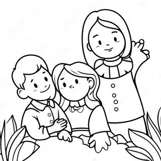 Grateful Children Thank You Pastor Coloring Page 25762-20691