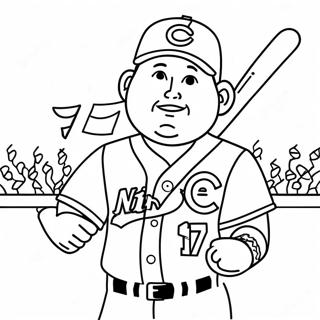 Mike Trout Coloring Page 25771-20693