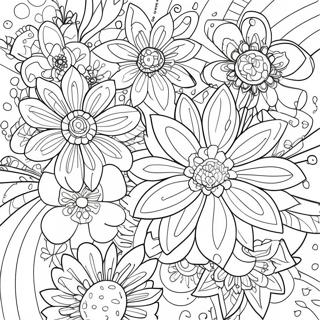 Flower Power Coloring Pages