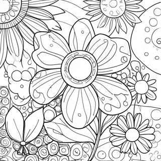 Flower Power Coloring Page 25791-20710