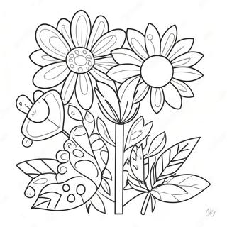 Flower Power Coloring Page 25791-20711