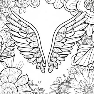 Wings Coloring Pages