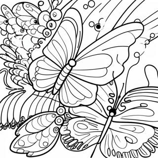 Colorful Butterfly Wings Coloring Page 25812-20731