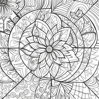 Geometric Pattern Coloring Page 2582-2105